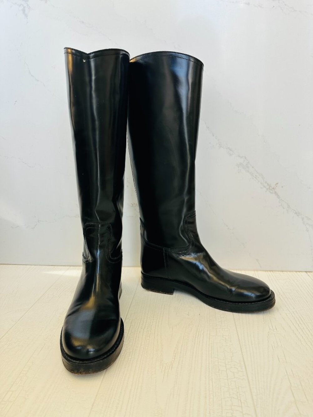 Sartore Tall Leather Riding Boots Size 39